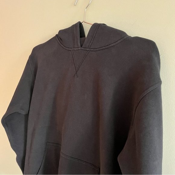 Lululemon All Yours Cotton Black Fleece Hoodie - Picture 4 of 7